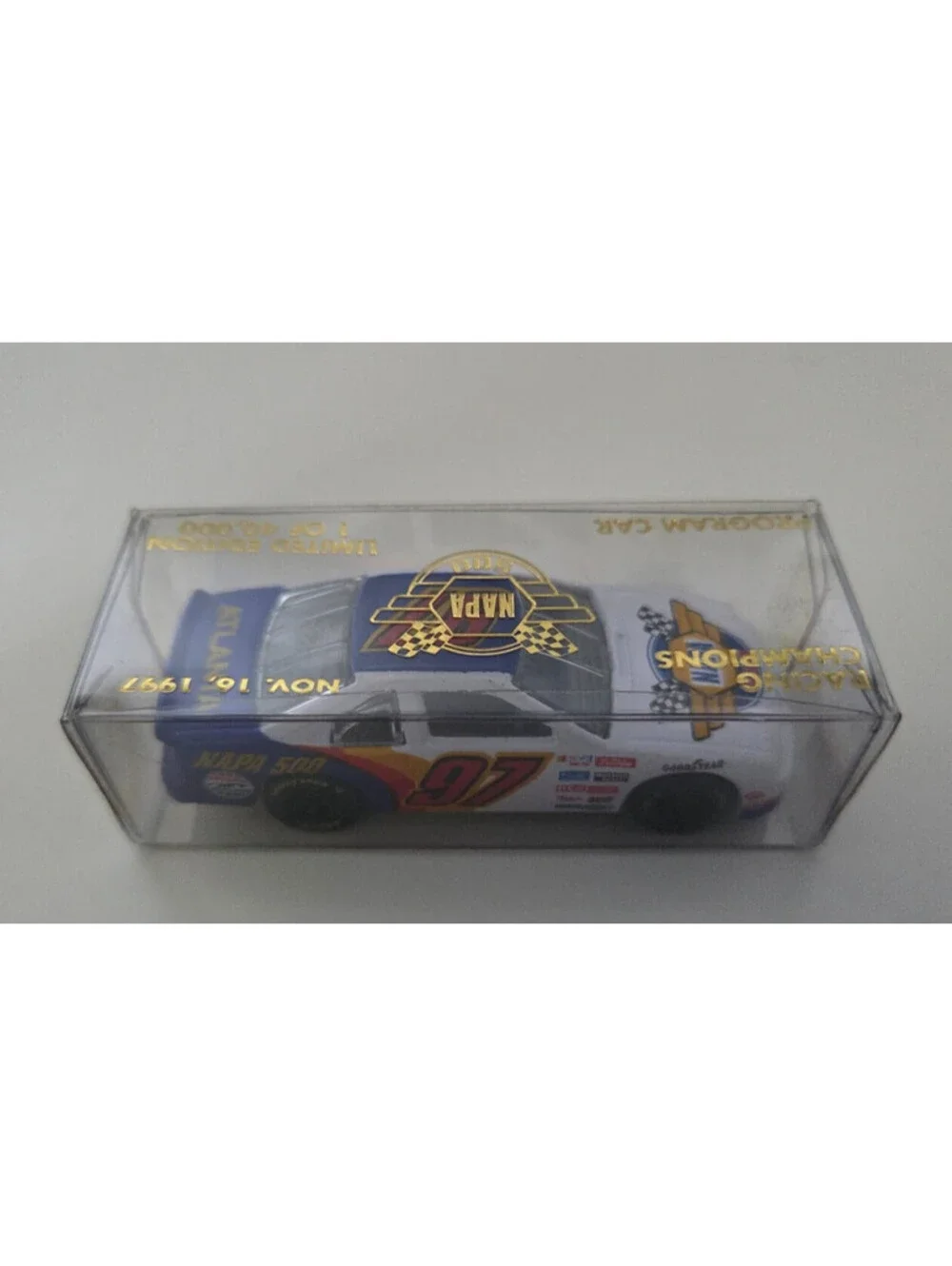 Racing Champions 1997 NAPA 500 Limited Edition Program Car #97 Diecast 1:64
